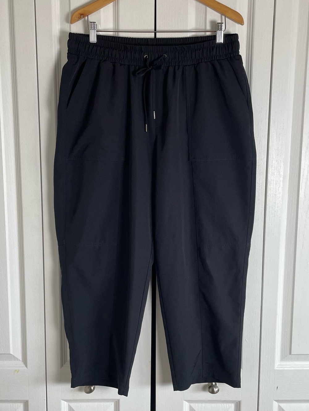 Mondetta Straight Leg Pull On Pants Women’s XL Black Barrel Like Relaxed Comfort
